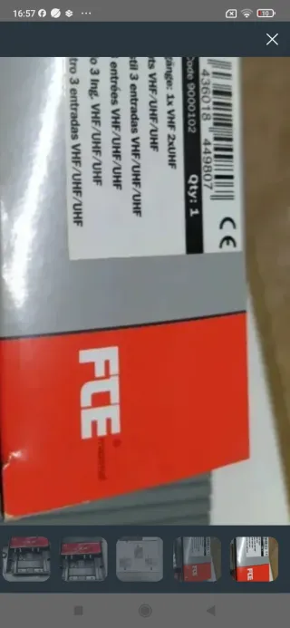 Mezclador Antenas televisión Digital