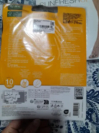 2 Medias Golden Lady de silicona