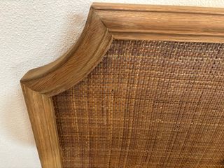 Cabecero 90 madera y ratán