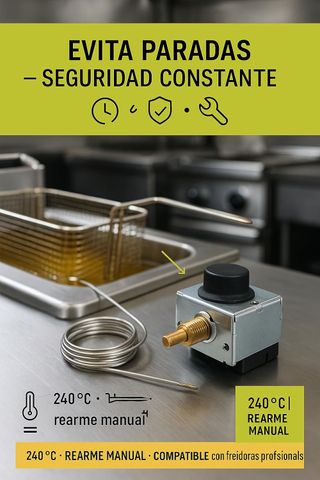 CubetasGastronorm ® Termostato seguridad freidora