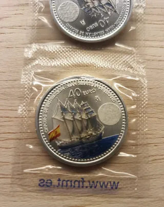 Moneda de plata 40 Euros 2025 España