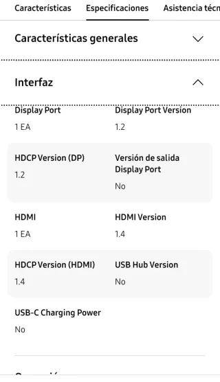 Monitor Samsung 24" en Garantía