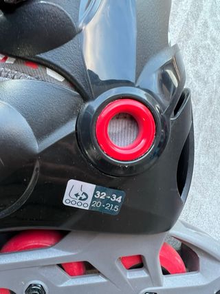 Lote Patines en Línea Niños oxelo talla 32-34.