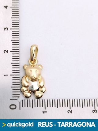 035-03-00667 COLGANTE ORO DE 18K OSO 2.19GR.