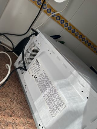 Microondas deteriorado