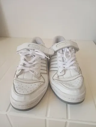 Zapatillas Adidas Hombre Cordón y Velcro Blancas