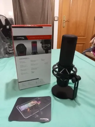 Microfono RGB Hyperx Quadcats S SEMI NUEVO