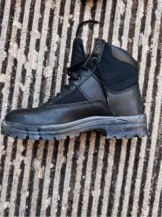 Anfibi unisex in pelle neri taglia 42