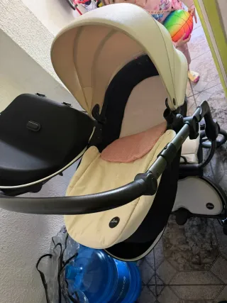 Carro Mima Xari Blanco y Rosa