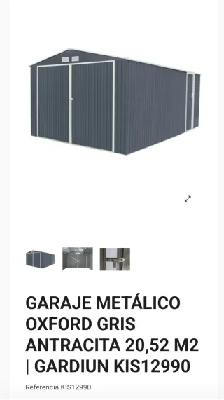 Garaje metalico oxford, sin estrenar.