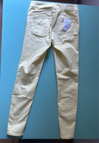 Pantaloni Liu Jo Gialli Bottom Up