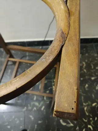 Mueble tocador antiguo de madera