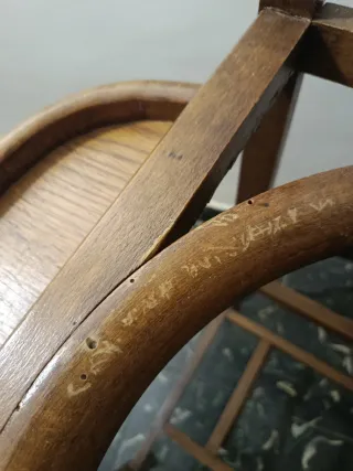 Mueble tocador antiguo de madera