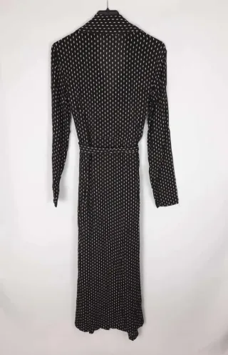 Vestido Massimo Dutti lunares blanco y negro