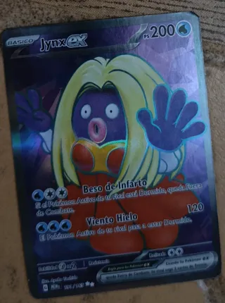 Carta Pokémon Jynx EX 191/165