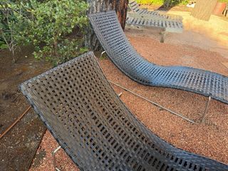 2 lettini da esterno