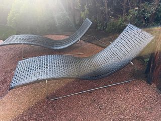 2 lettini da esterno