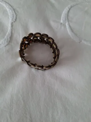 Pulsera elástica nácar