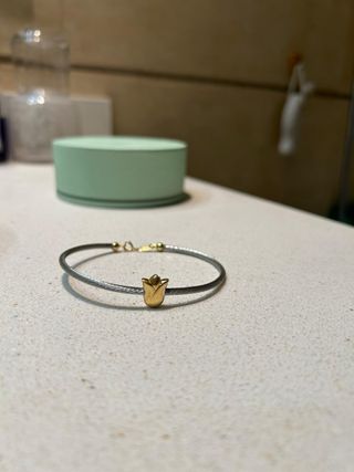 Pulsera Tous Corazón Oro y Plata