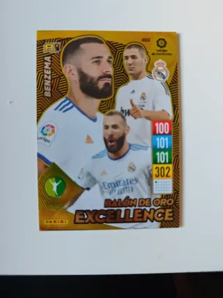 Tarjeta Benzema Excellence 21-22 Panini