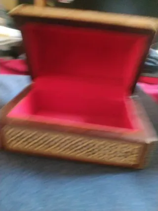 Portagioie antico legno madreperla