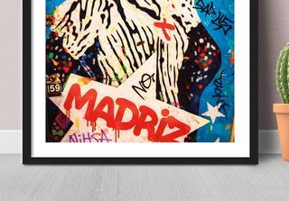 Cuadro Marilyn Monroe chulapa Madrid. Grafiti