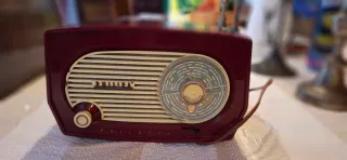 Radio Philips Philetta Válvulas Roja