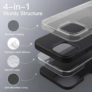 JETech Funda Silicona para iPhone 13 Pro MAX 6,7 P