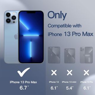 JETech Funda Silicona para iPhone 13 Pro MAX 6,7 P