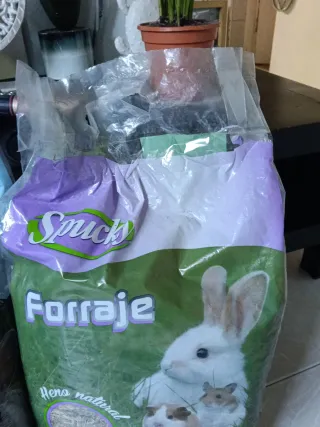 Heno Ecológico 2 bolsas Conejos/Hamster 1kg