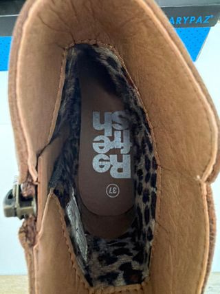 Botas Refresh Talla 37 Marrón Tacón