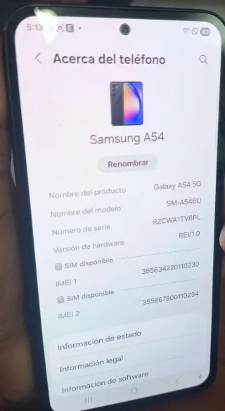 Samsung Galaxy A26 5G 128GB Nero