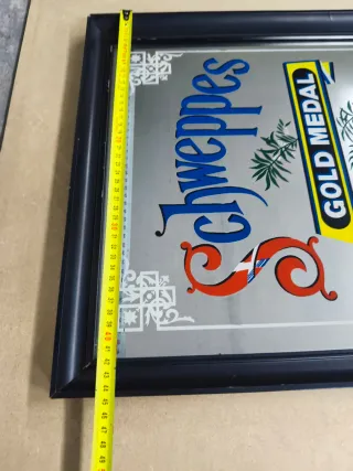 Cuadro Espejo Schweppes Gold Medal