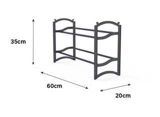 2 scarpiere impilabili a 4 livelli (2+2)