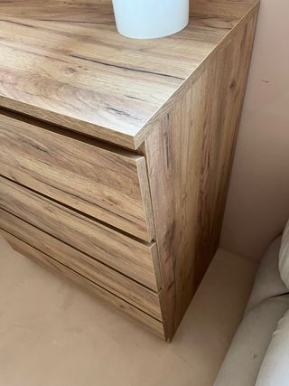 Cómoda de 4 cajones madera