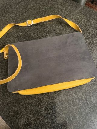 Borsetta Hanny Deep grigio/giallo