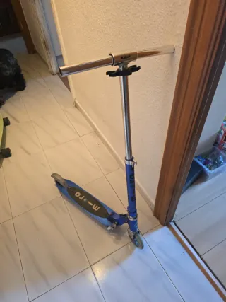 Patinete Micro Azul plegable