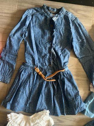 10 vestidos invierno/entretiempo niña 7/8 años 20€