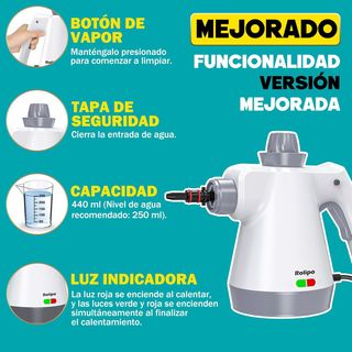 Limpiador a Vapor Portátil Rolipo