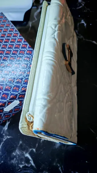 Portafoglio donna BURANI bianco