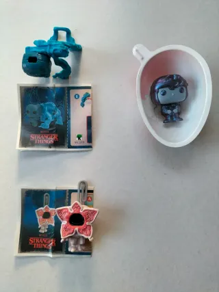 3 Funko Pop Stranger Things Kinder Joy