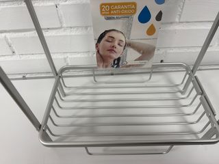 Estantería Baño 2 Bandejas Aluminio