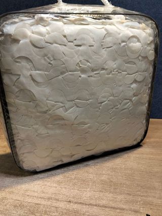 Toldo Vela de Sombra Rectangular Faura Blanco 3 x 4 m Reversible Camuflaje