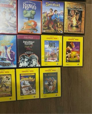 Lote DVDs Infantiles, Juveniles y Familiares