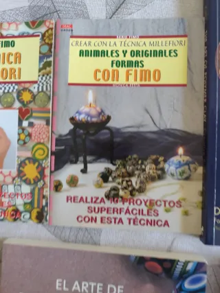 Pack 5 libros de arcilla polimérica