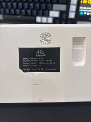 Teclado Mecánico RGB Blanco