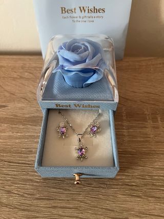 Caja regalo con joyas de tortuga