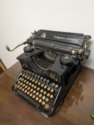 Hispano Olivetti M40 Máquina de Escribir Antigua