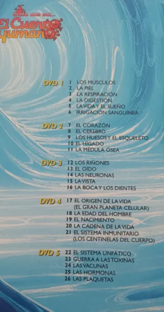 5 DVDs Érase una vez... el cuerpo humano