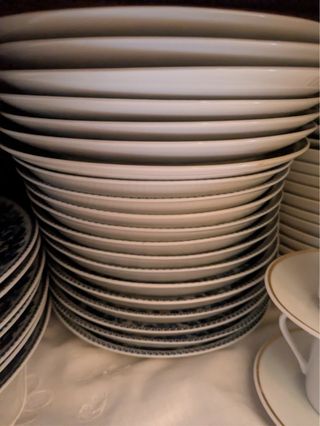 Vajilla Santa Clara Grande Porcelana Azul